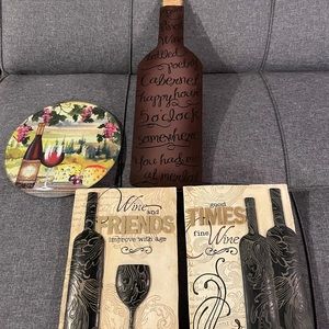 Wine kitchen or dining room decor